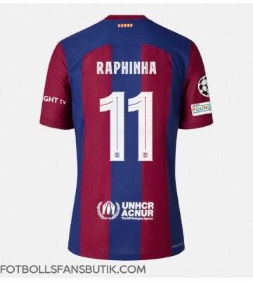 Barcelona Raphinha Belloli #11 Replika Hemmatröja 2023-24 Kortärmad